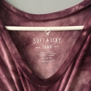 Soft and sexy tied died tank top